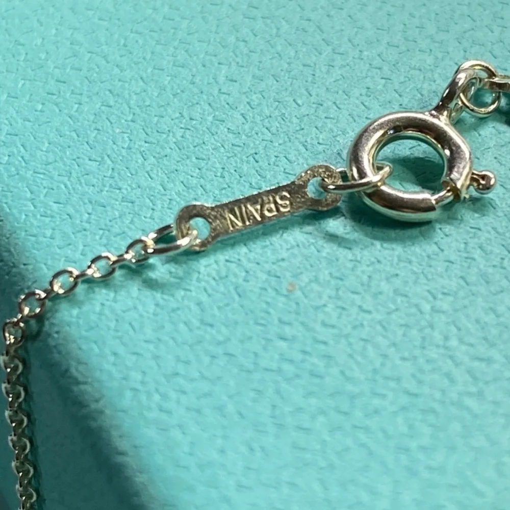 FINAL PRICE! Auth Tiffany & Co. Elsa Peretti Eternal Circle Pendant Necklace - Picture 6 of 12